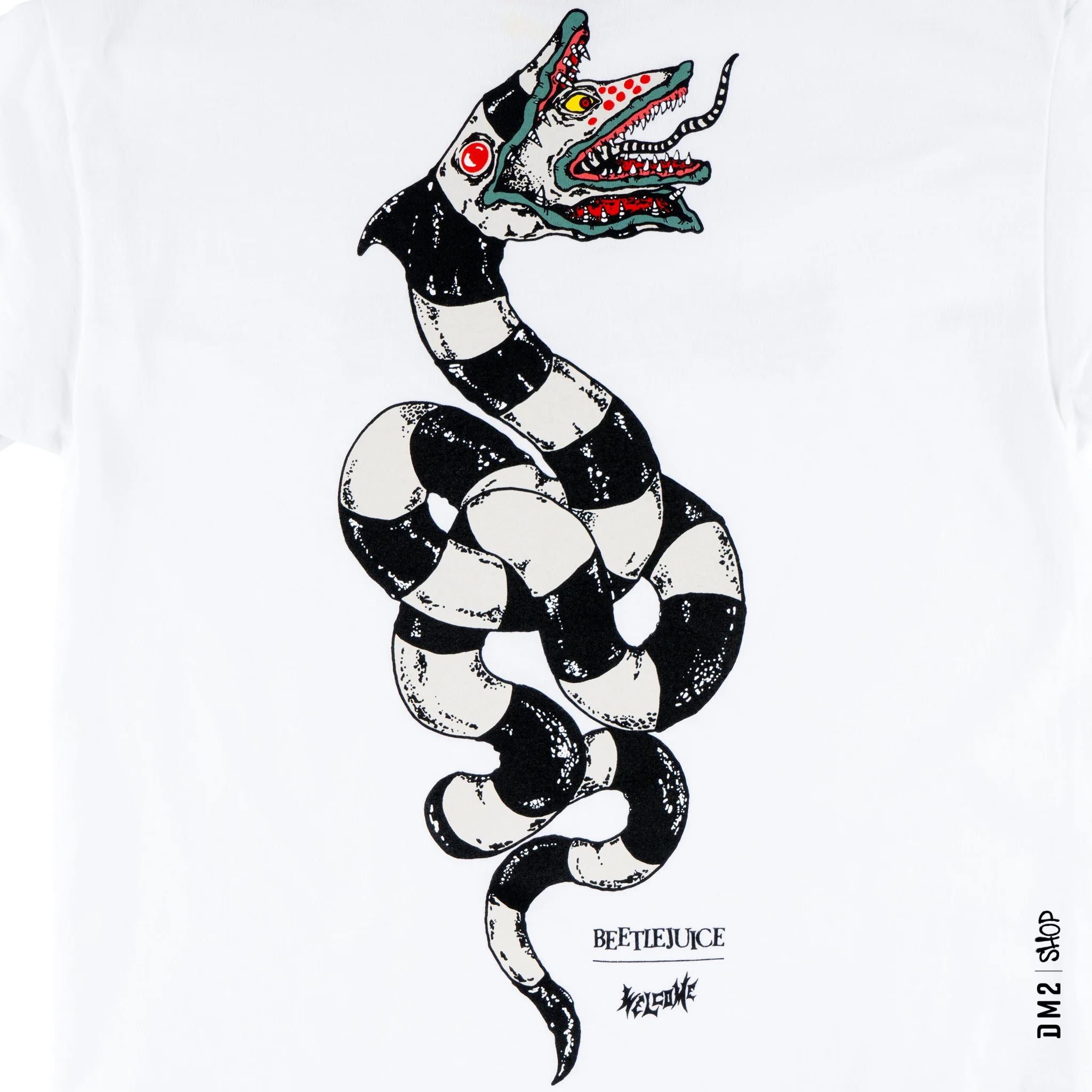 T - SHIRT UNISEXE BEETLEJUICE X WELCOME SANDWORM - DM2 SHOP