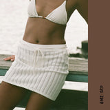JUPE FEMME SCALLOP MINI, RHYTHM - DM2 SHOP