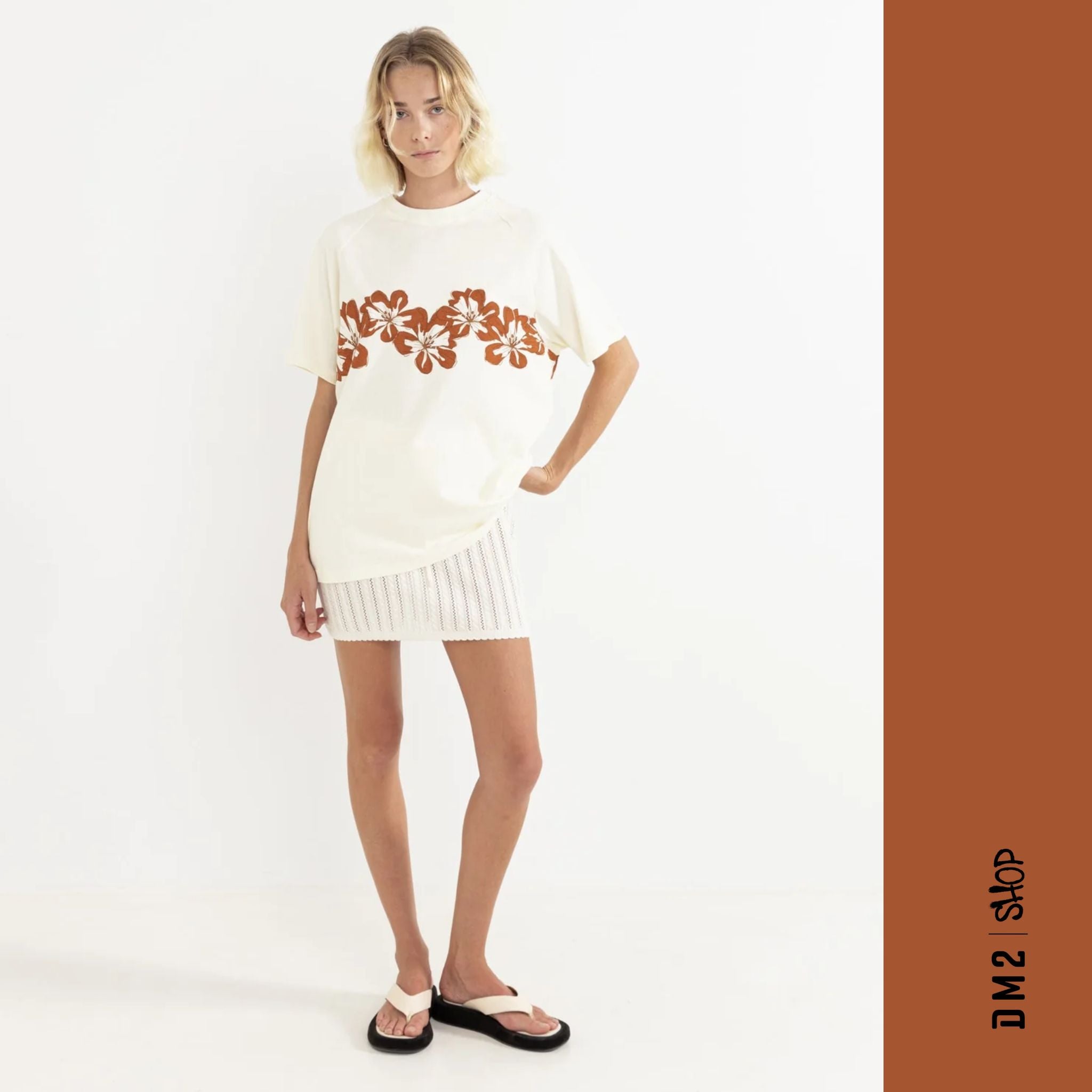 JUPE FEMME SCALLOP MINI, RHYTHM - DM2 SHOP