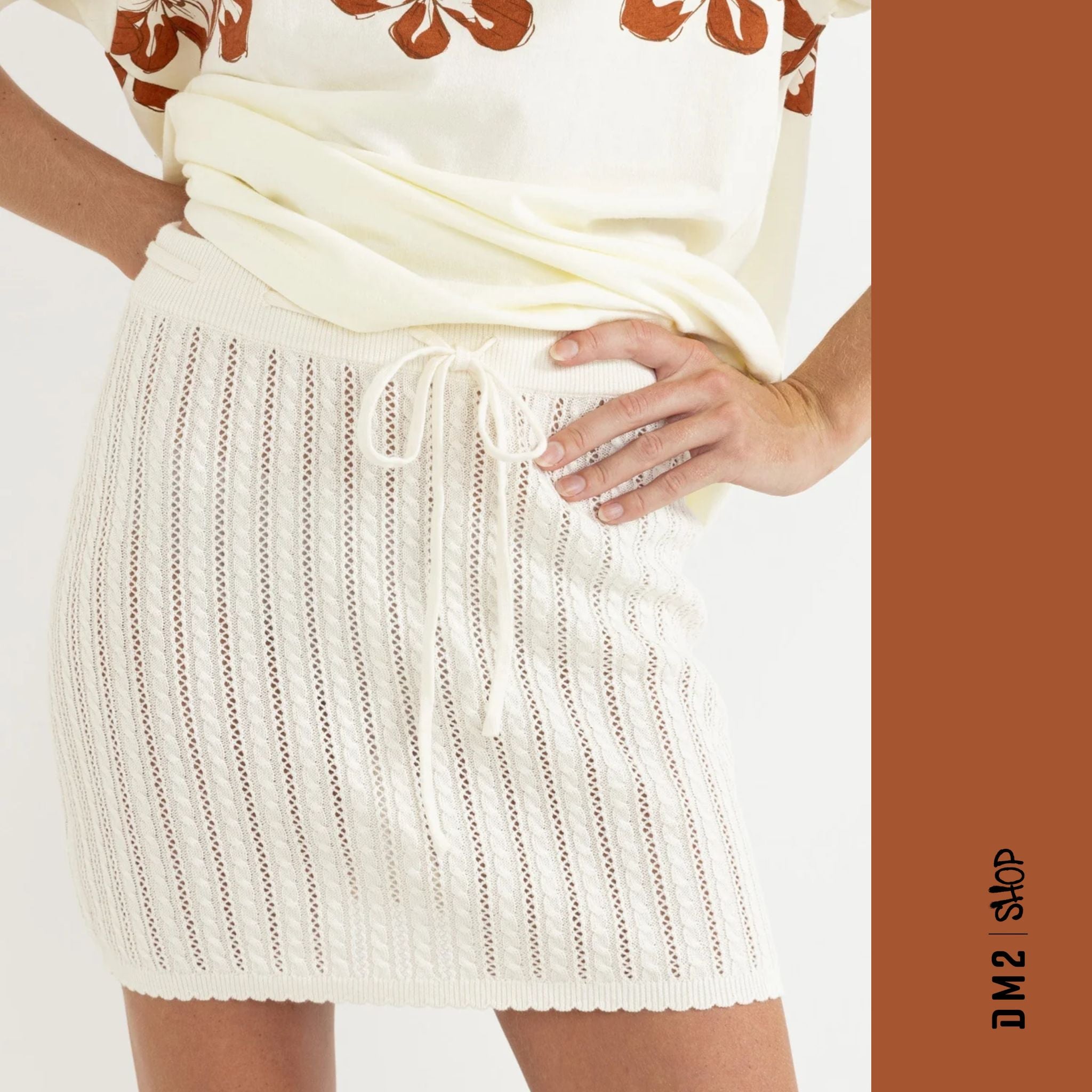 JUPE FEMME SCALLOP MINI, RHYTHM - DM2 SHOP