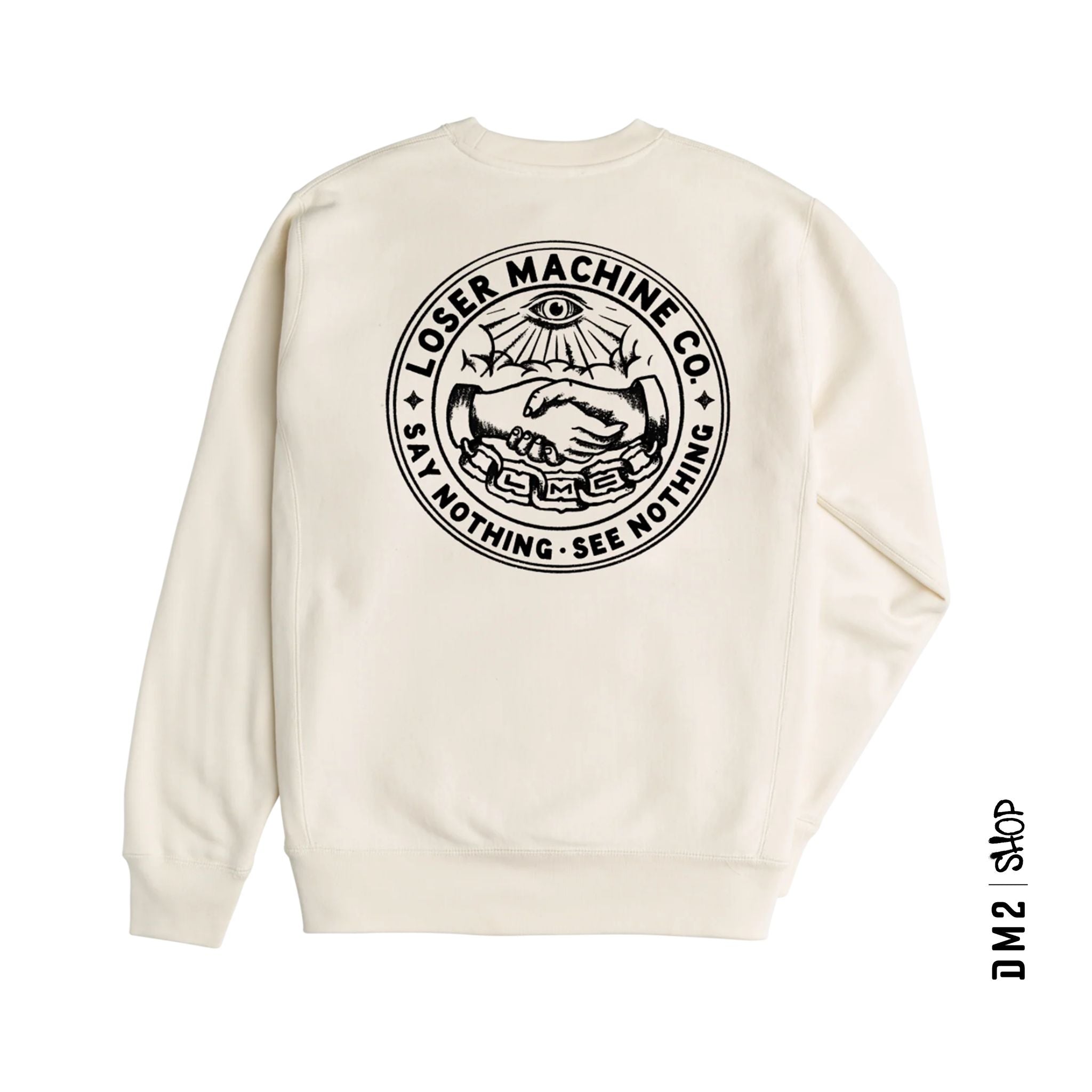 CREWNECK HOMME SECRET SOCIETY, LOSER MACHINE - DM2 SHOP
