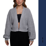 CARDIGAN SELENA NOIR ET GRIS, NANA THE BRAND - DM2 SHOP