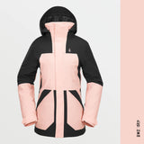 MANTEAU SKI - SNOW VOLCOM FEMME SHELTER 3D CORAL HAZE - DM2 SHOP