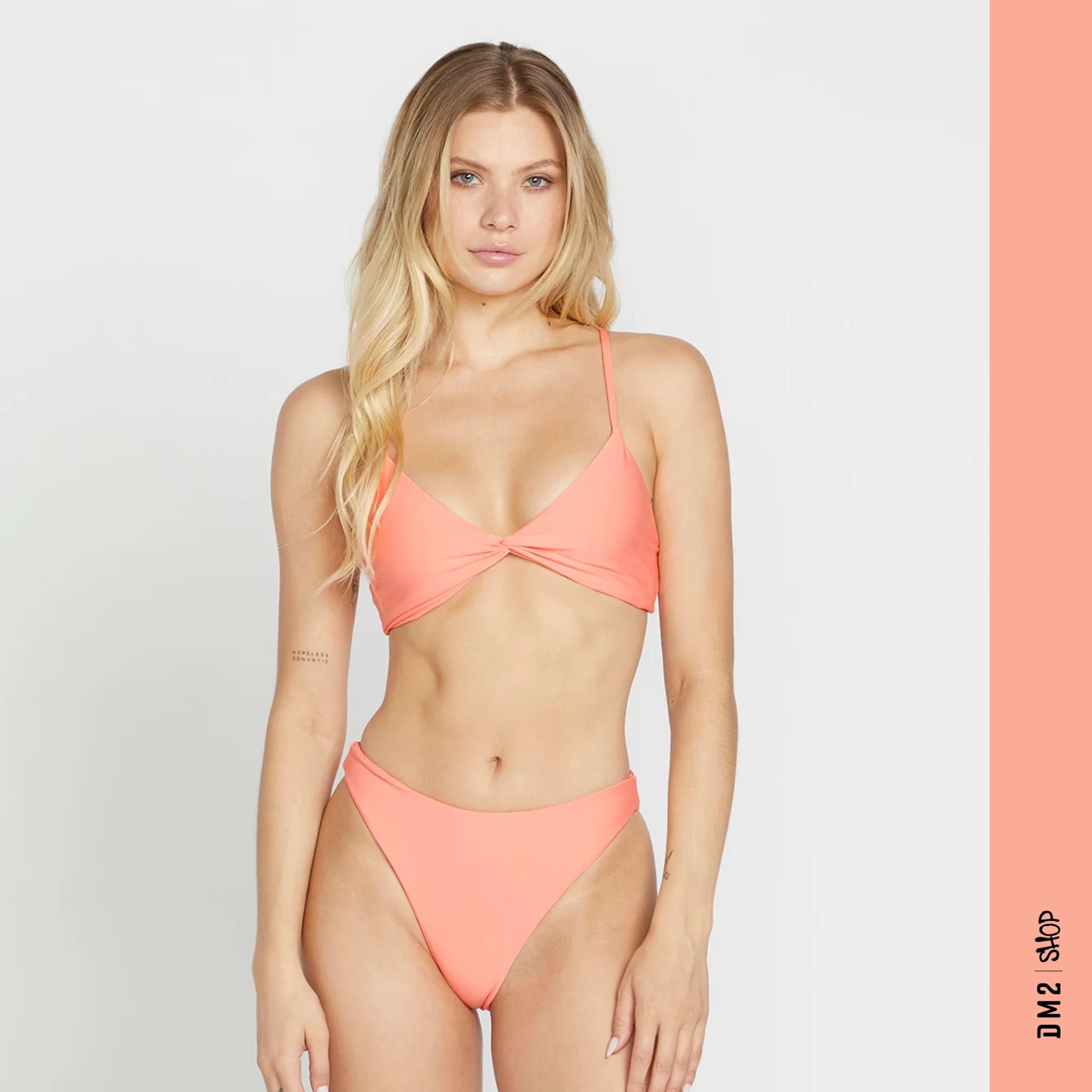 BIKINI HAUT FEMME SIMPLY SEAMLESS REEF PINK VOLCOM - DM2 SHOP