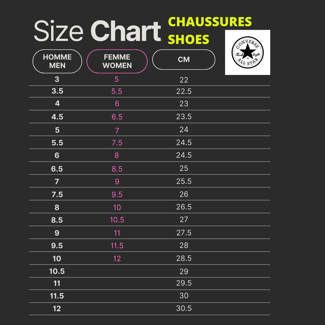 CHAUSSURES UNISEXE CTAS HIGH TOP NOIR, CONVERSE - DM2 SHOP