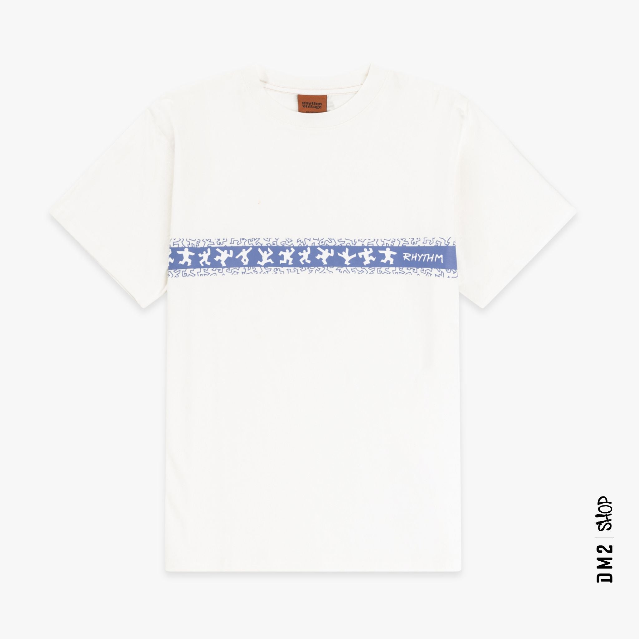T - SHIRT HOMME SLIDER BLANC, RHYTHM - DM2 SHOP