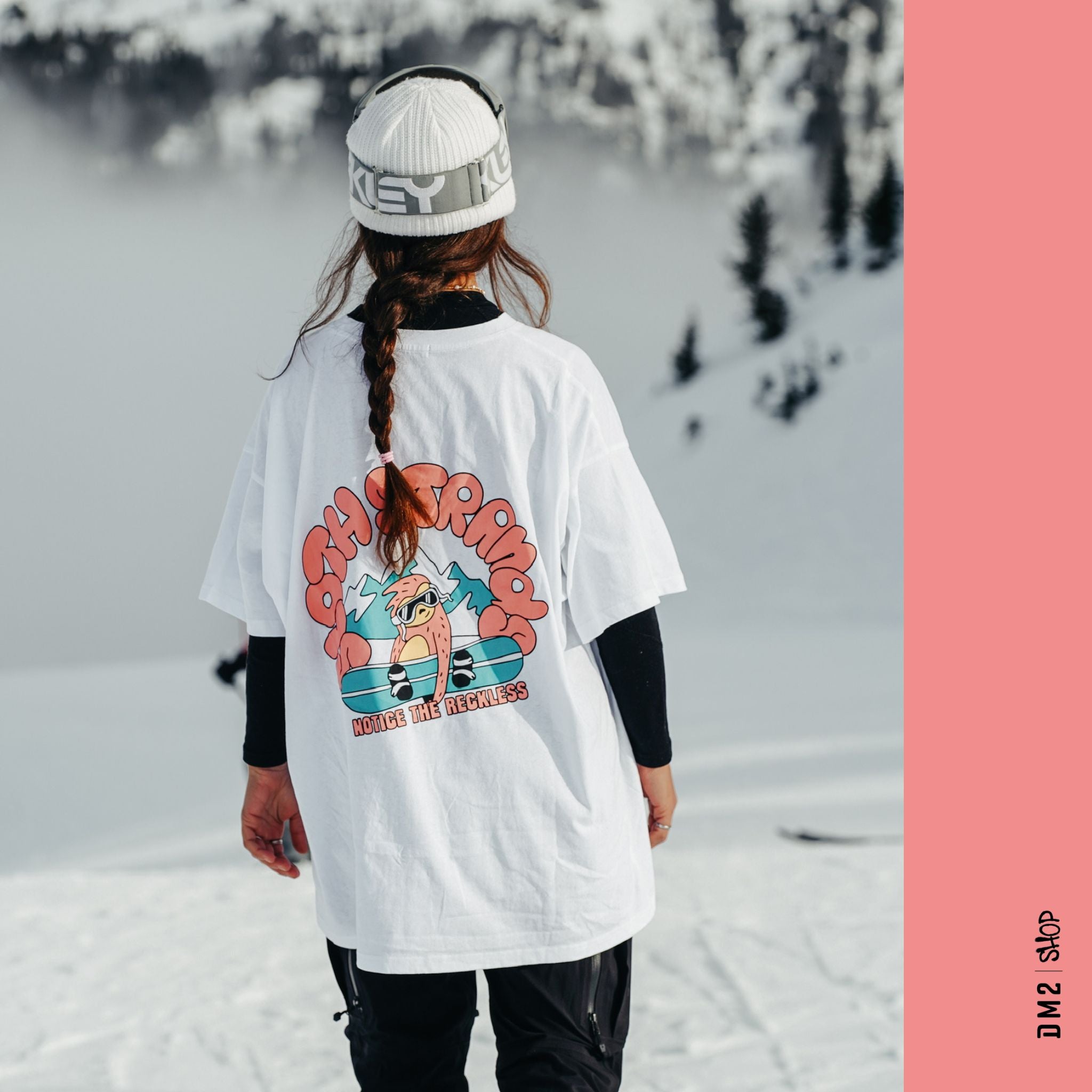 NOTICE THE RECKLES T - SHIRT SLOTH STRANDS - DM2 SHOP
