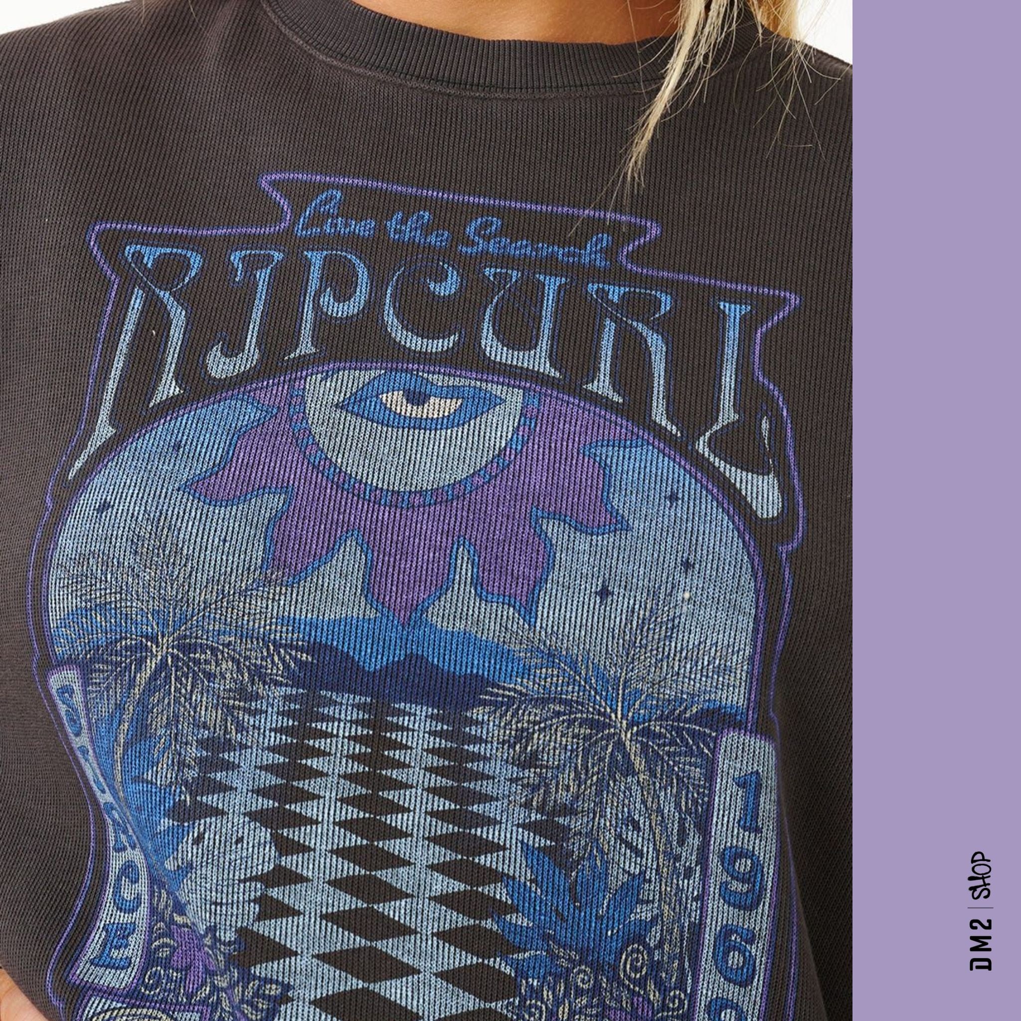 CREWNECK RIP CURL FEMME SLOW DOWN NOIR - DM2 SHOP