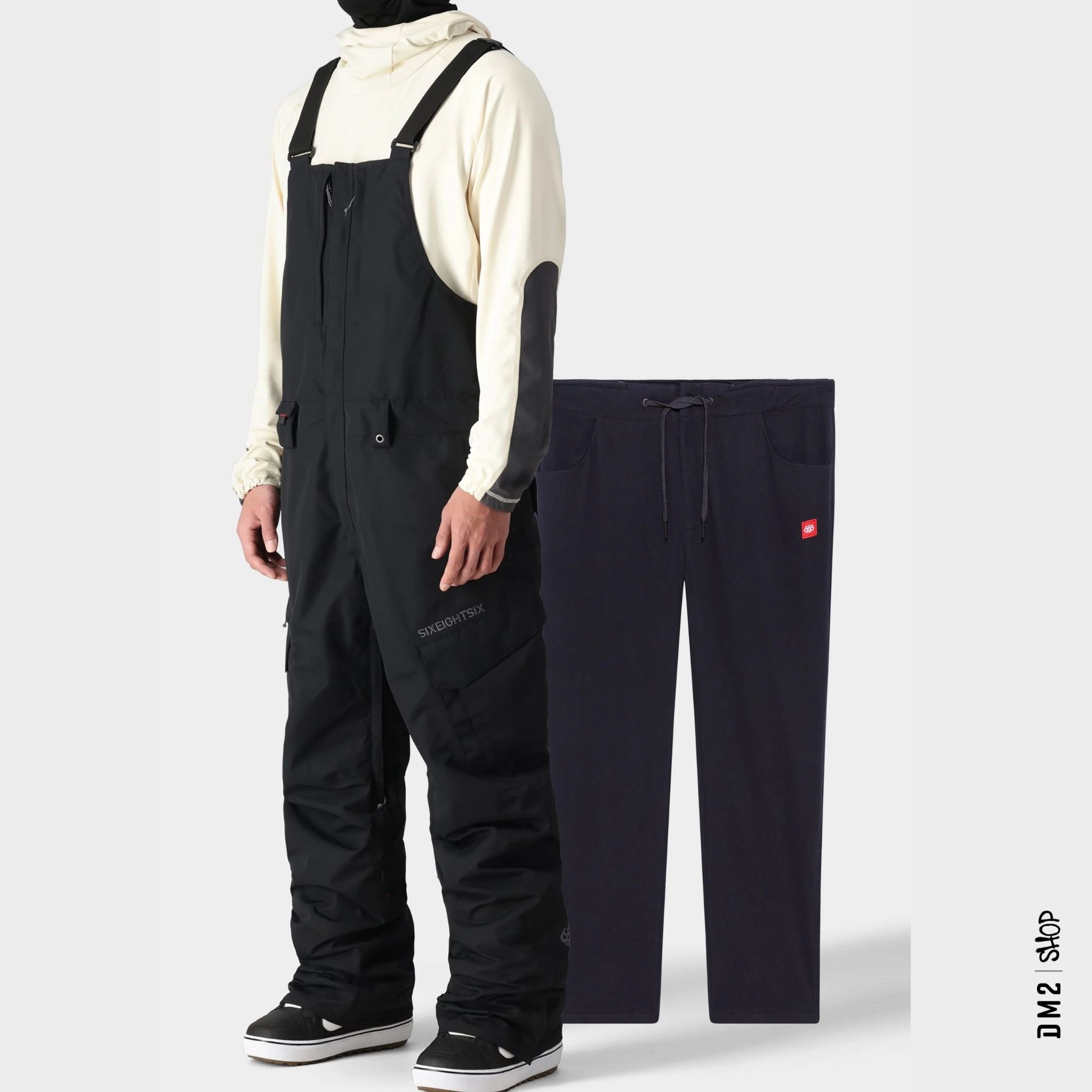 SALOPETTE SNOW 686 SMARTY 3 IN 1 NOIR - DM2 SHOP