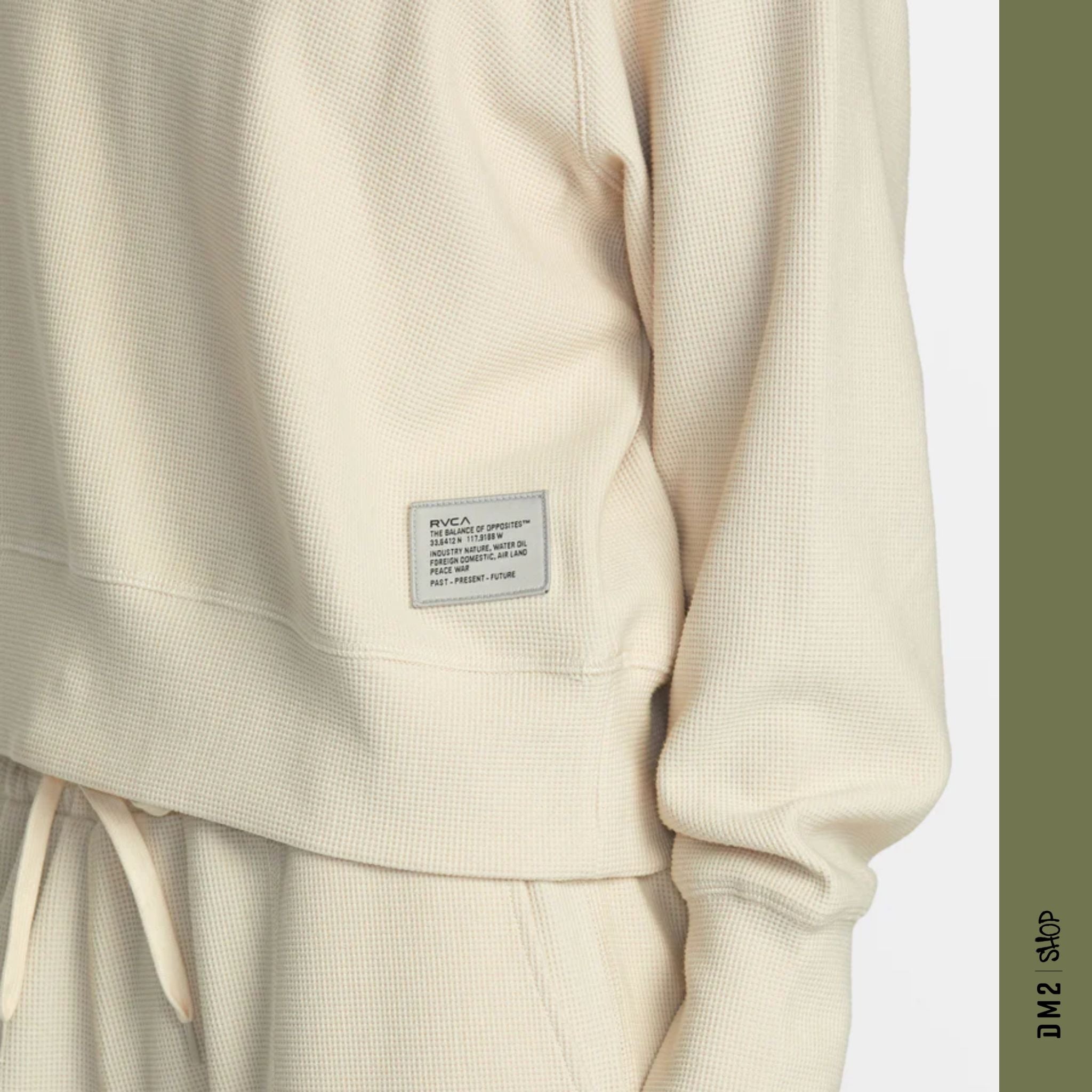 CHANDAIL GAUFRÉ SOFIE LATTÉ FEMME, RVCA - DM2 SHOP