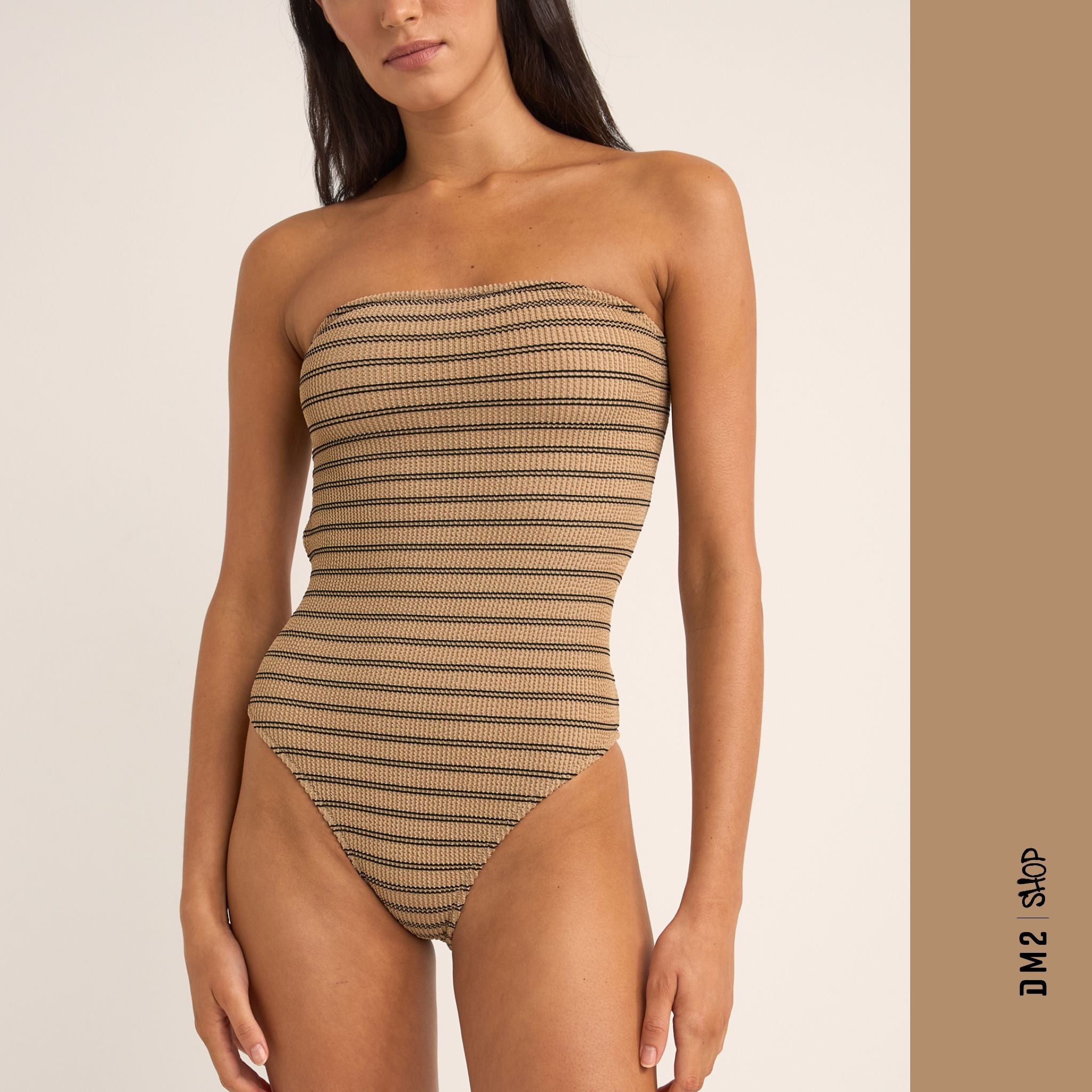 MAILLOT FEMME UNE PIECE SOL STRIPE, RHYTHM - DM2 SHOP