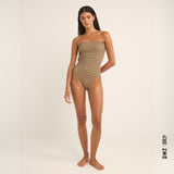 MAILLOT FEMME UNE PIECE SOL STRIPE, RHYTHM - DM2 SHOP