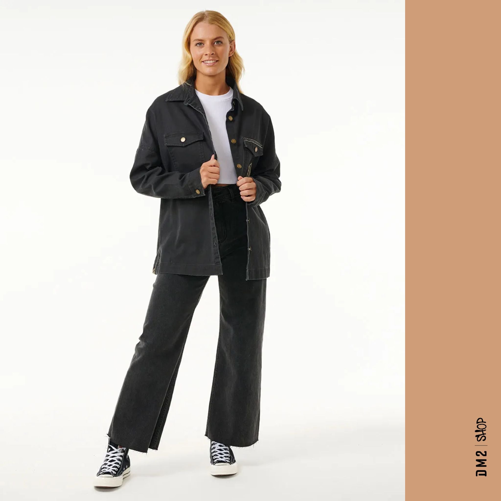 JEAN JACKET SOLEIL BRODÉ RIP CURL FEMME - DM2 SHOP