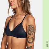 HAUT DE BIKINI SOLID CROSSBACK NOIR RVCA - DM2 SHOP