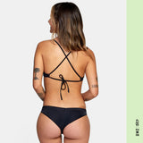 HAUT DE BIKINI SOLID CROSSBACK NOIR RVCA - DM2 SHOP