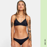 HAUT DE BIKINI SOLID CROSSBACK NOIR RVCA - DM2 SHOP