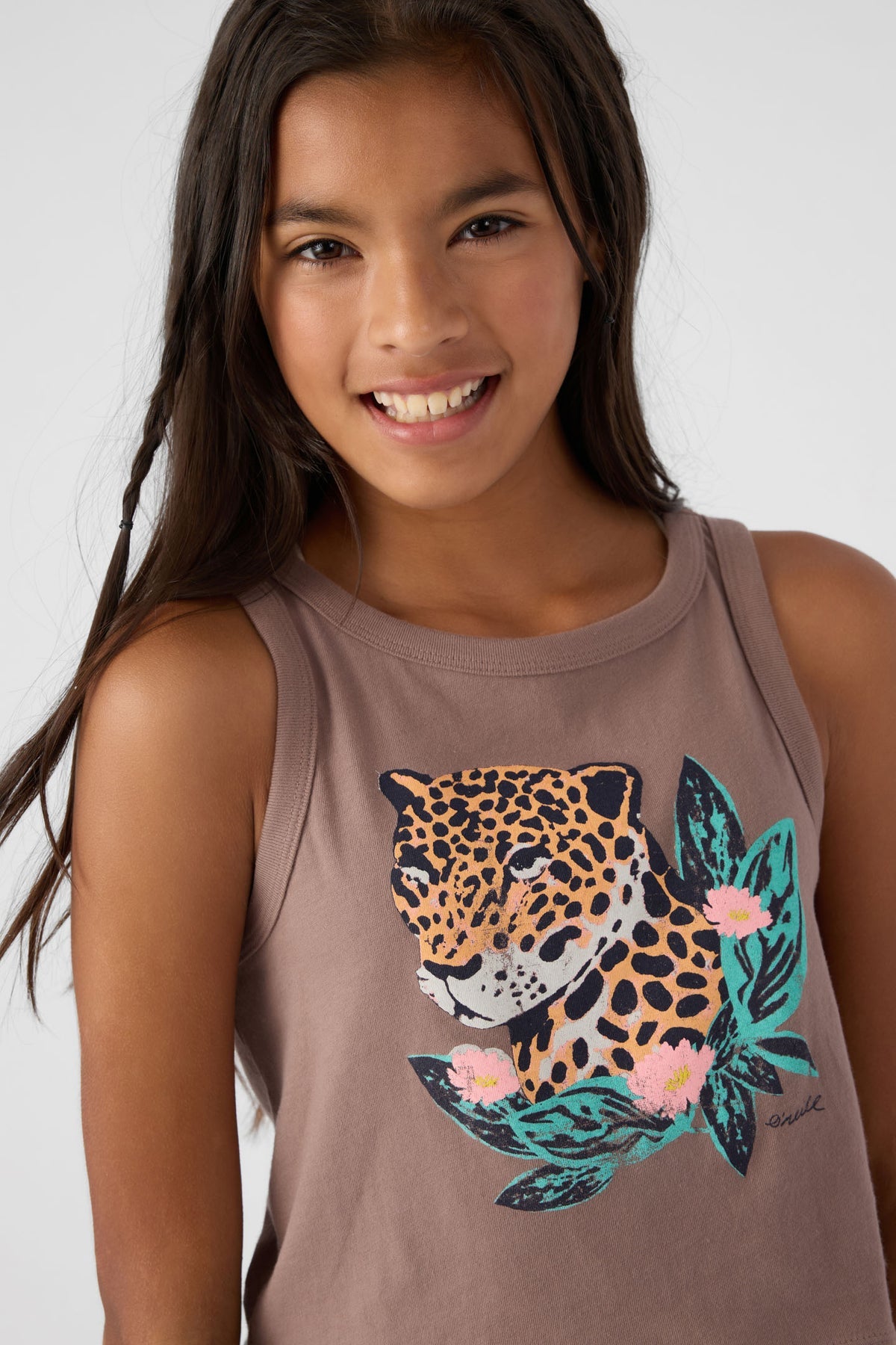 CAMISOLE FILLE CHEETAH TAUPE - DM2 SHOP