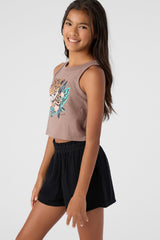 CAMISOLE FILLE CHEETAH TAUPE - DM2 SHOP