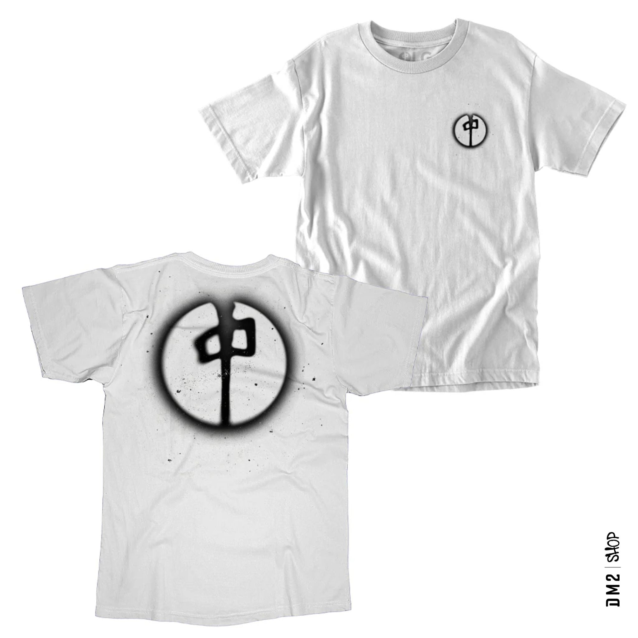 T - SHIRT HOMME SPRAY POINT BLANC RDS - DM2 SHOP