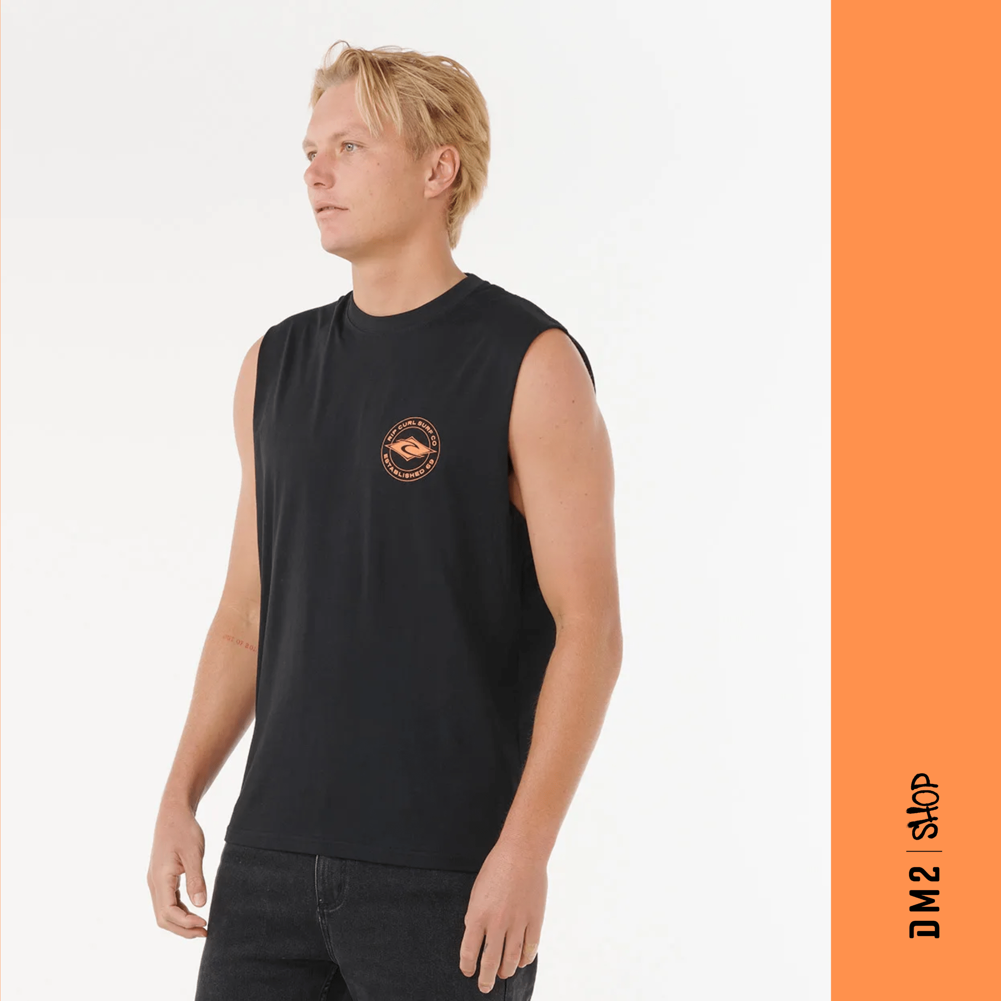 CAMISOLE HOMME MUSCLE STAPLE, RIP CURL - DM2 SHOP