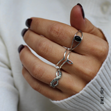 BAGUE ARGENT - STELLIE