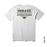 T - SHIRT HOMME STOKE SUPPLY BLANC, VISSLA - DM2 SHOP