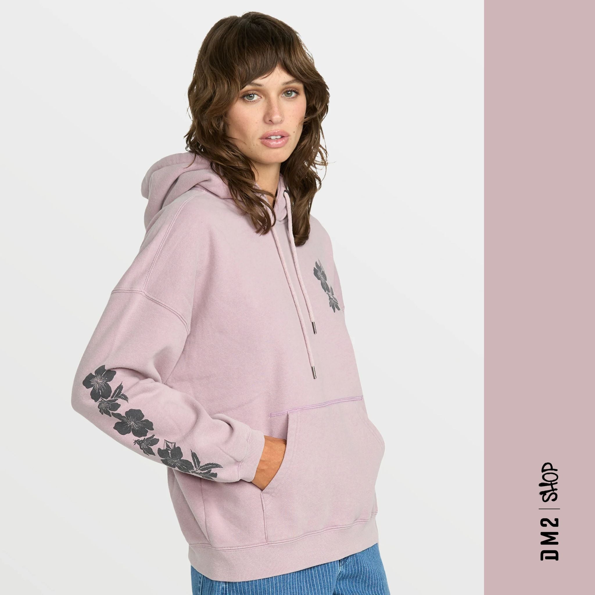 HOOD FEMME STONE ART VIOLET, VOLCOM - DM2 SHOP