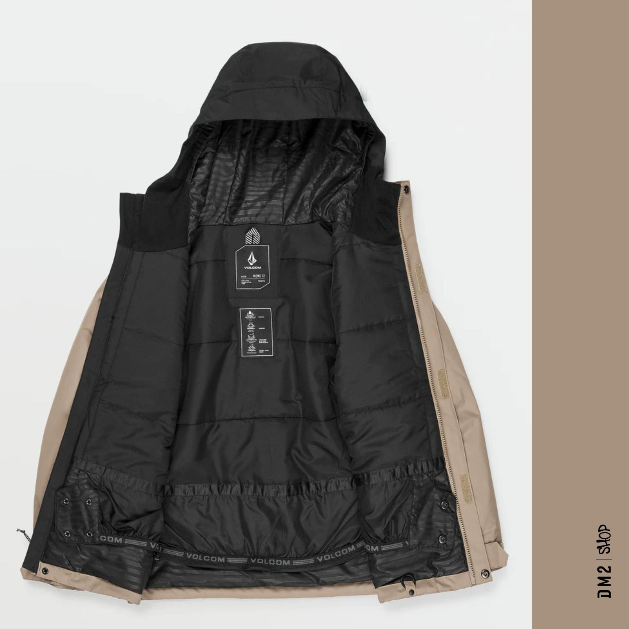 MANTEAU SNOW GARÇON VOLCOM STONE.91 CHESTNUT - DM2 SHOP