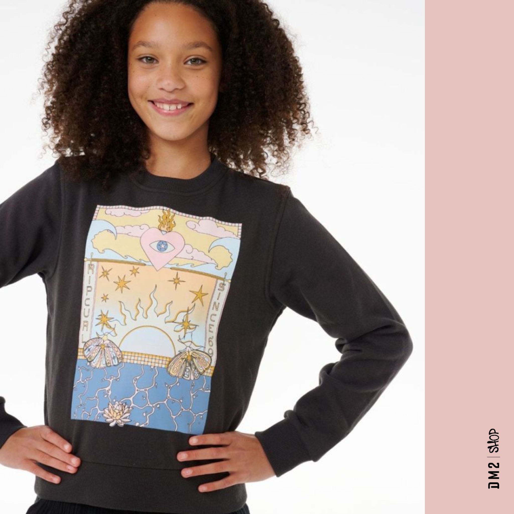 CREWNECK RIP CURL FILLE SUMMER SOLSTICE - DM2 SHOP