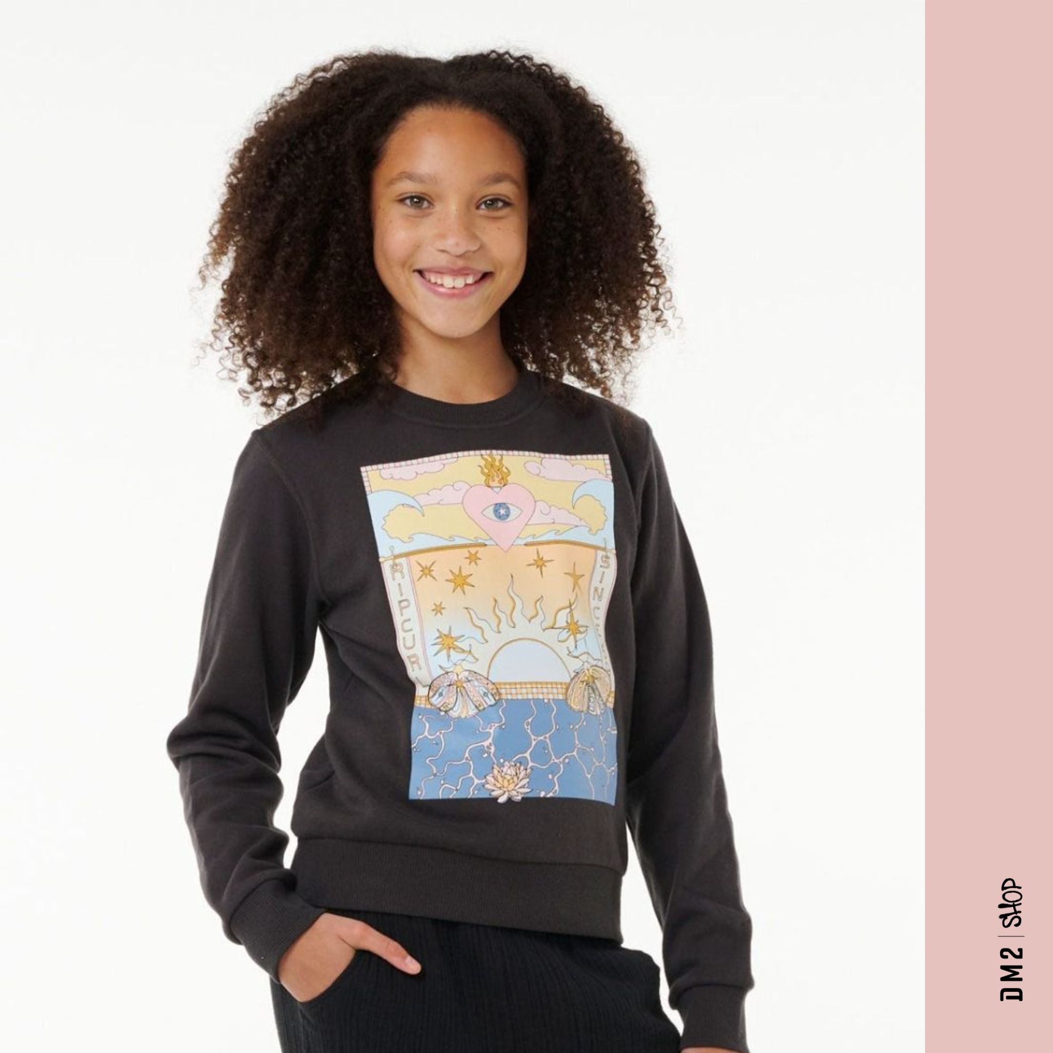 CREWNECK RIP CURL FILLE SUMMER SOLSTICE - DM2 SHOP