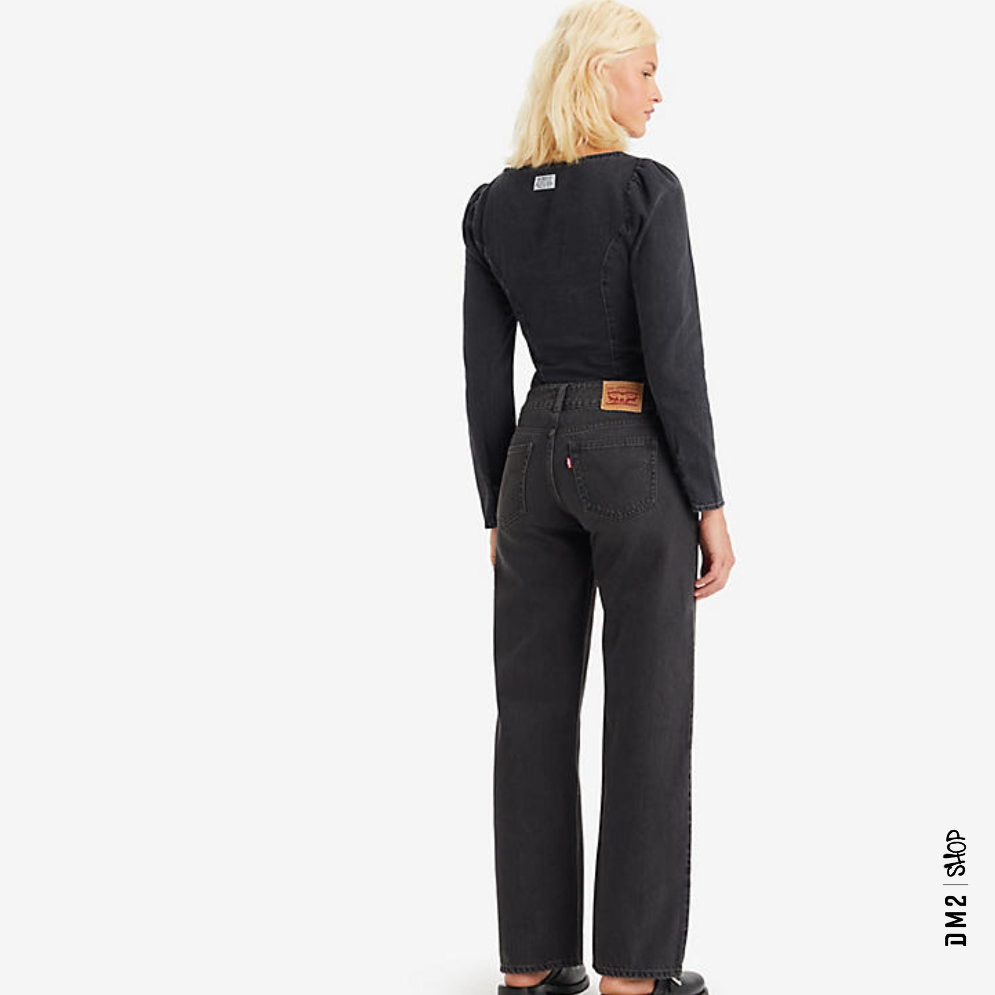 JEANS FEMME SUPERLOW LOOSE NOIR LEVI'S - DM2 SHOP