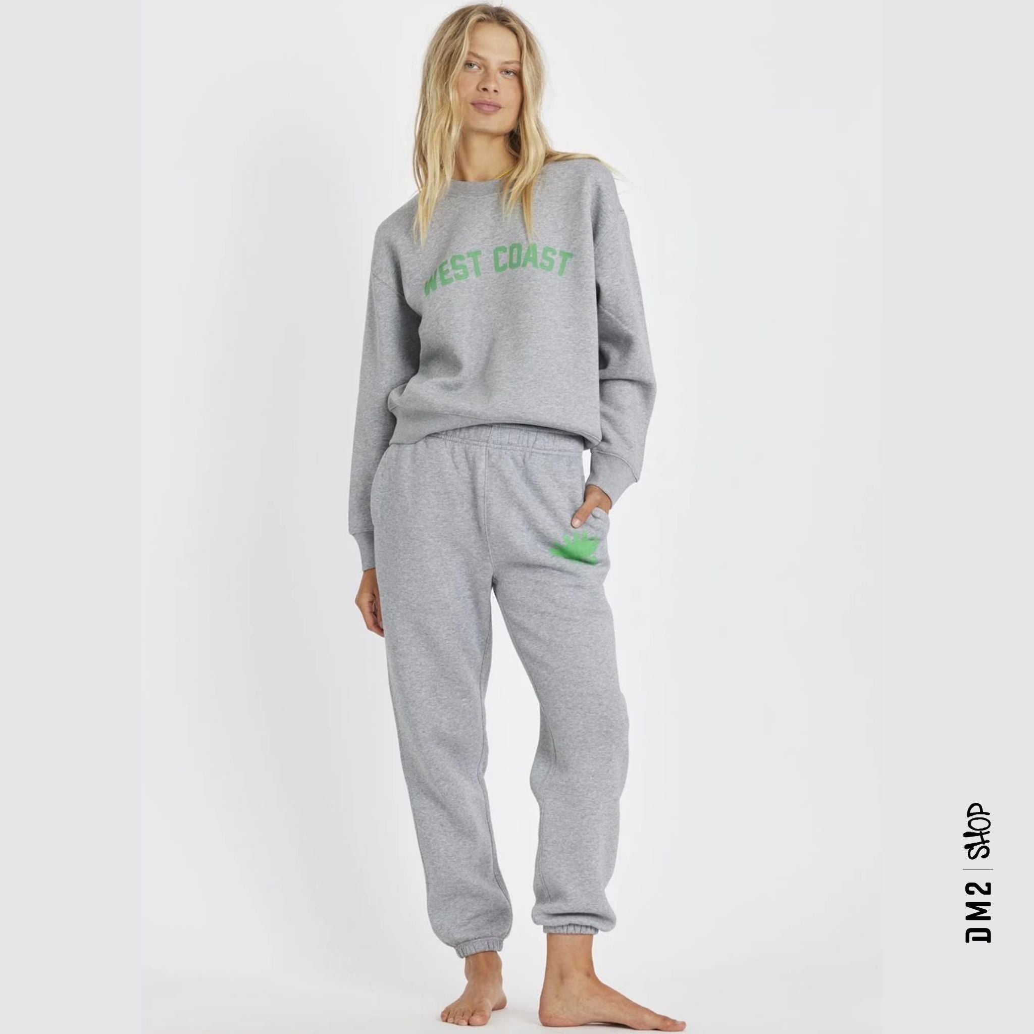 CREWNECK FEMME SURF GRIS, SISSTR - DM2 SHOP