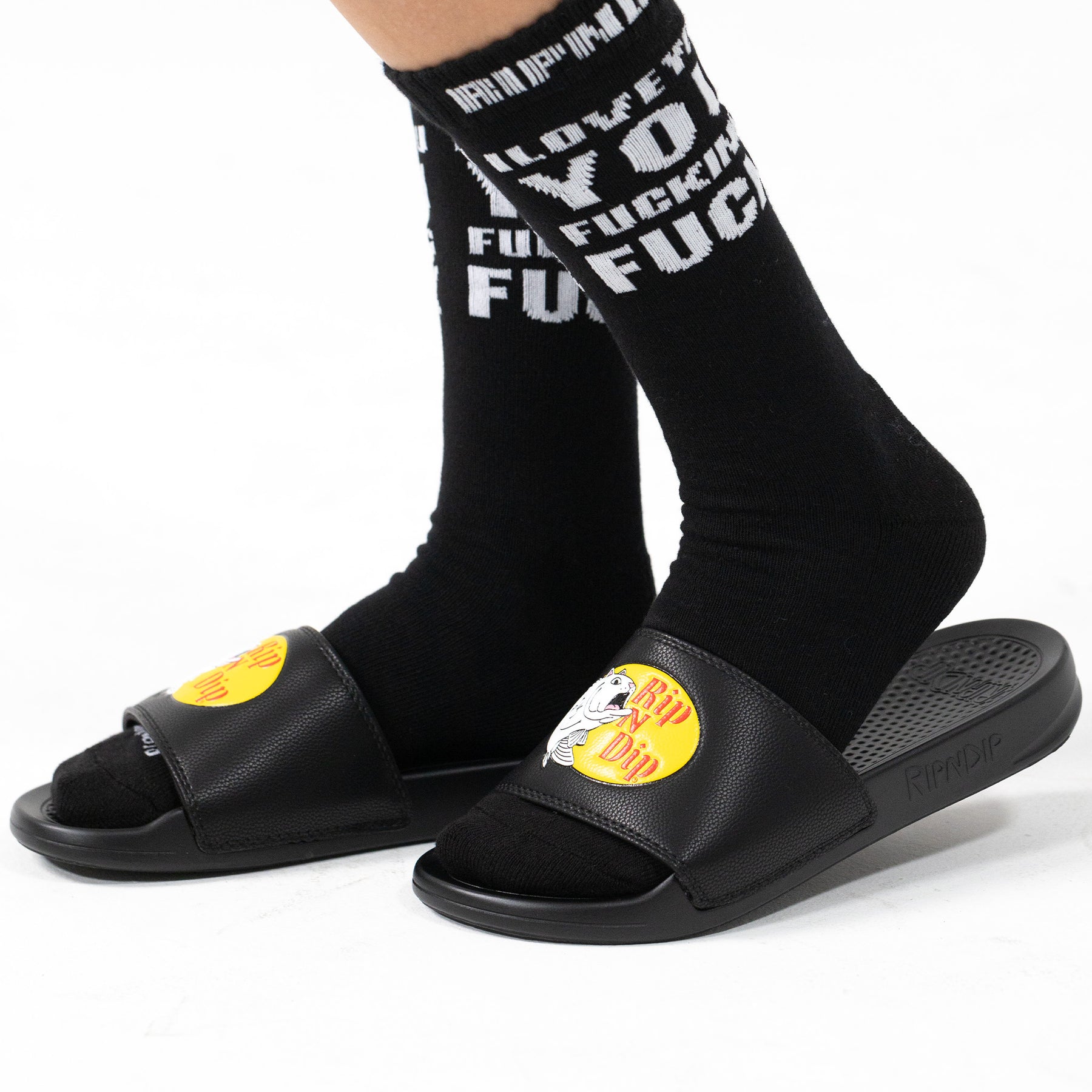 SANDALE HOMME POISSON - CHAT NOIR - DM2 SHOP
