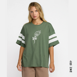 T-SHIRT FEMME KSL BAGGIE VERT