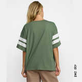 T-SHIRT FEMME KSL BAGGIE VERT
