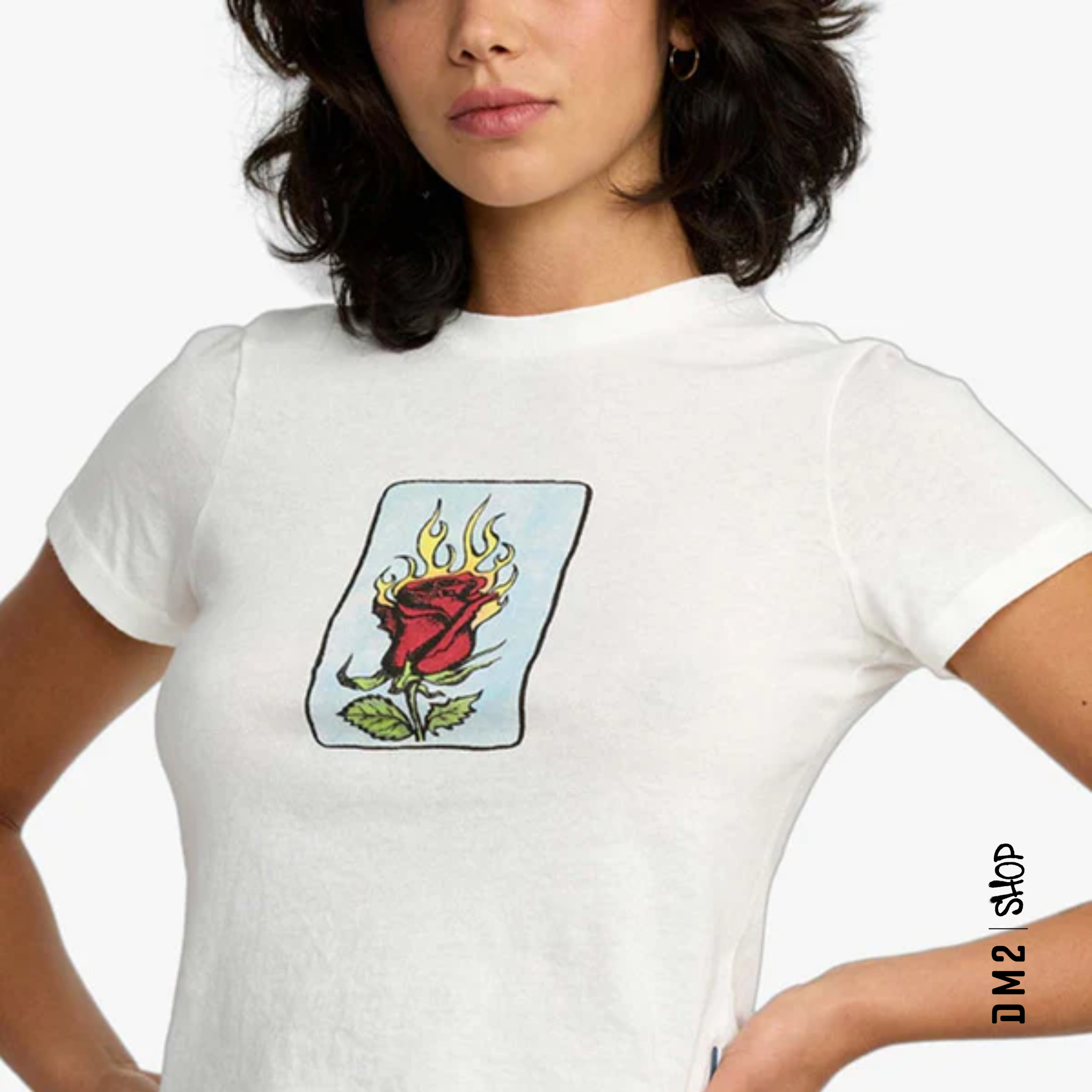 T-SHIRT SPANKY LOTERIA 411 FEMME RVCA
