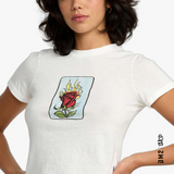 T-SHIRT SPANKY LOTERIA 411 FEMME RVCA
