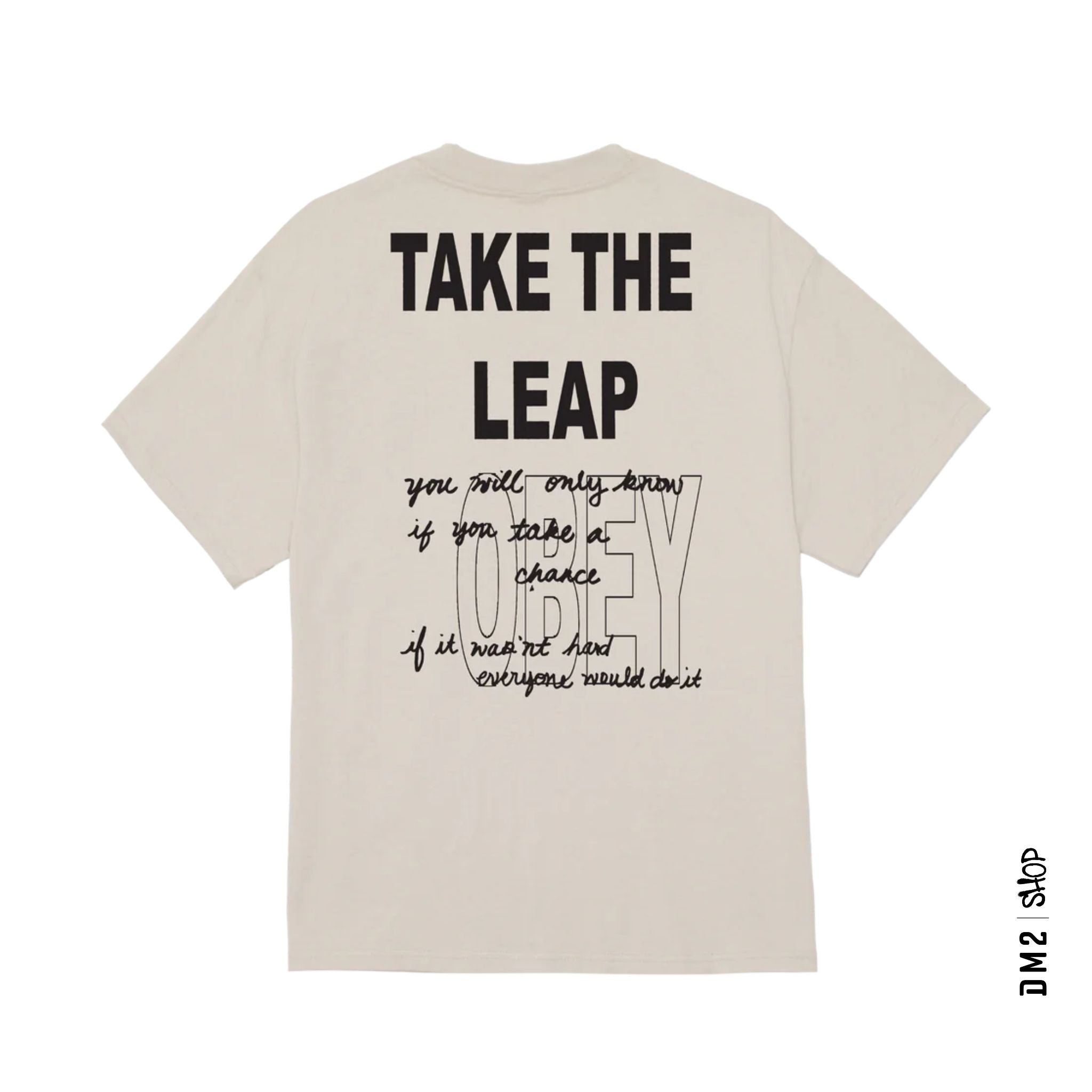 T - SHIRT HOMME TAKE THE LEAP, OBEY - DM2 SHOP