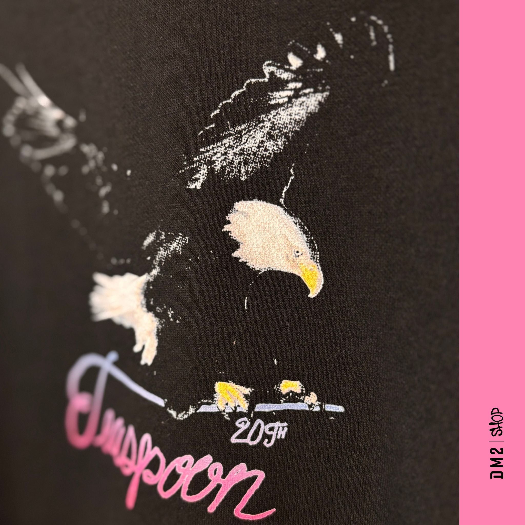 CREWNECK UNISEXE TEAGLE NOIR, TEASPOON - DM2 SHOP