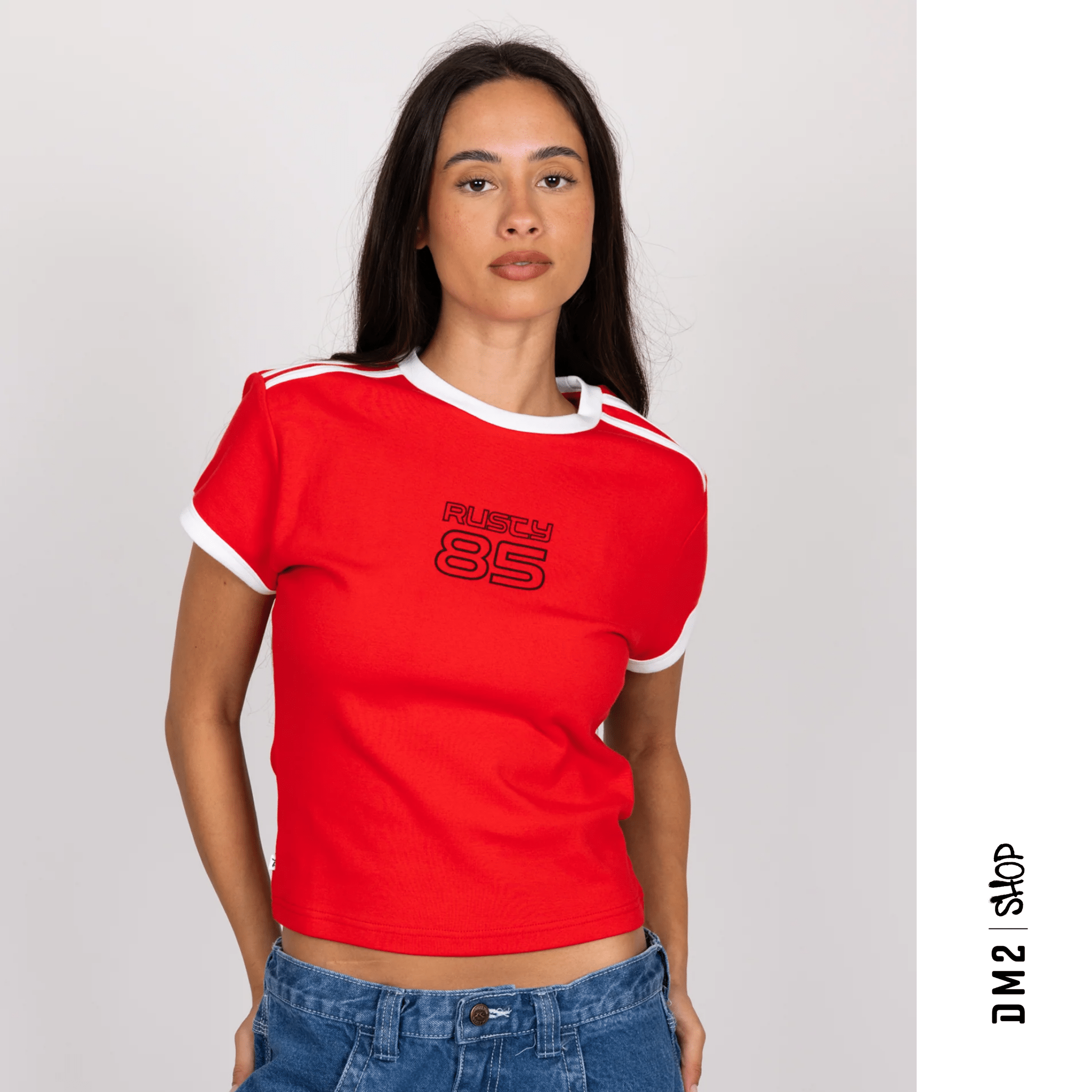 T - SHIRT RUSTY FEMME THAT 85 BABY RED - DM2 SHOP