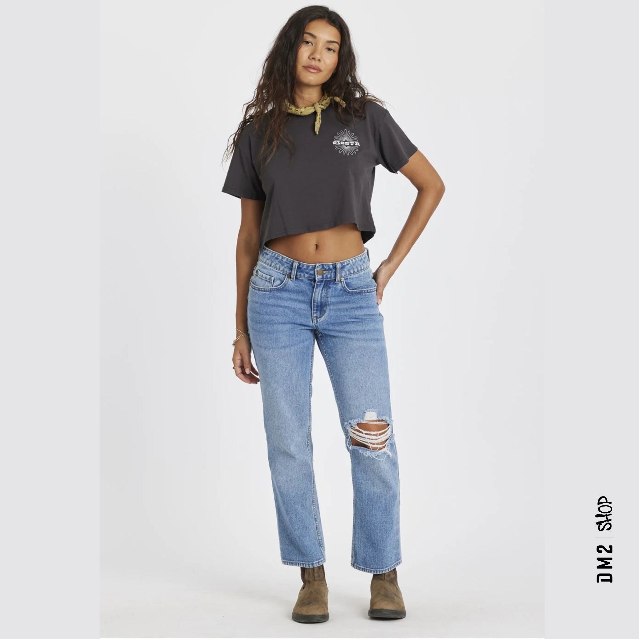 T - SHIRT CROP FEMME THE CRUISER, SISSTR ( 3 couleurs ) - DM2 SHOP
