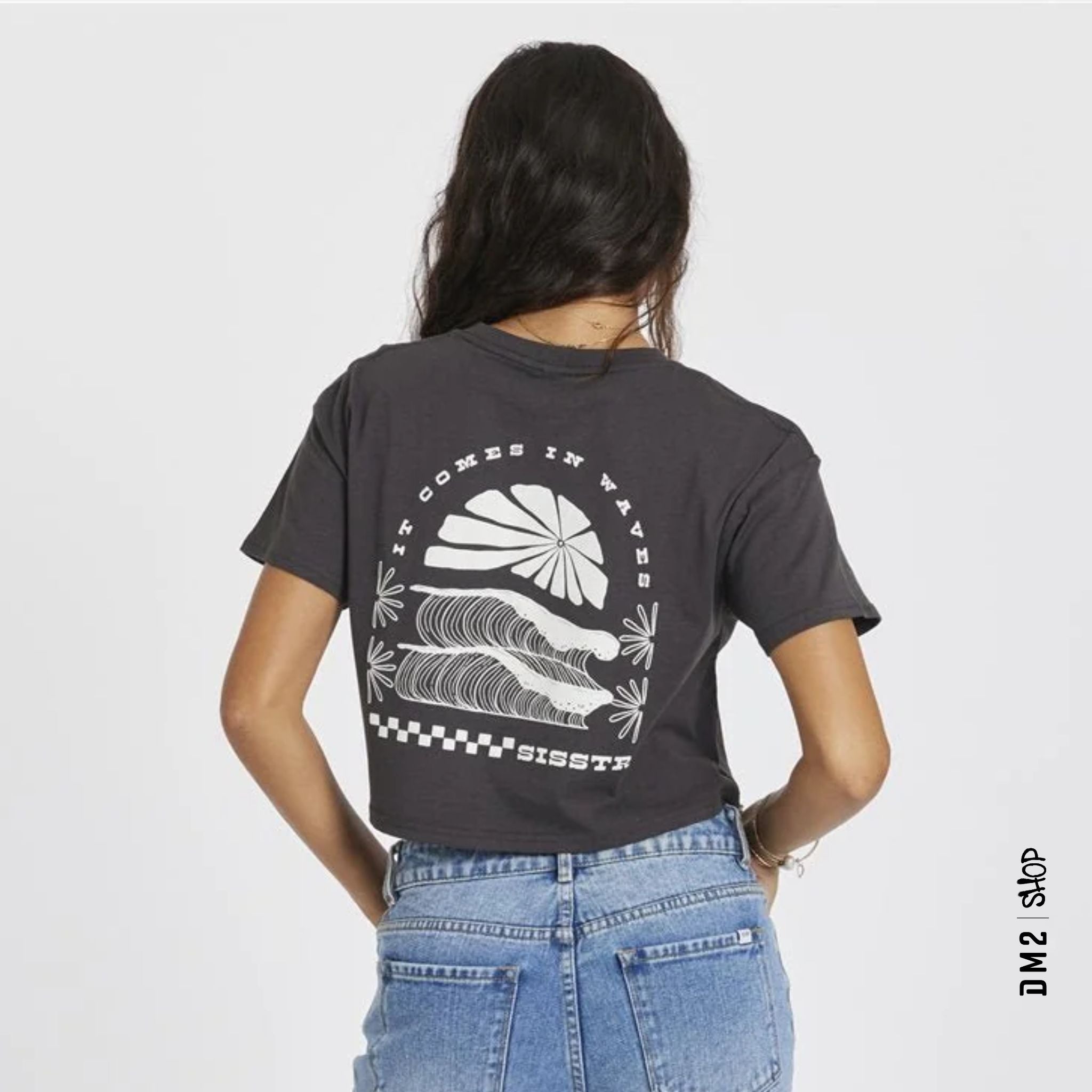 T - SHIRT CROP FEMME THE CRUISER, SISSTR ( 3 couleurs ) - DM2 SHOP