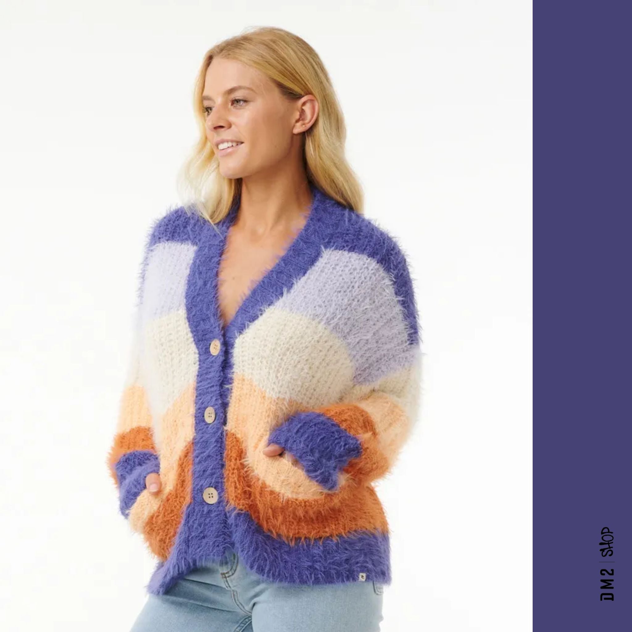 CARDIGAN RIP CURL THE SEARCH STRIPE FEMME - DM2 SHOP