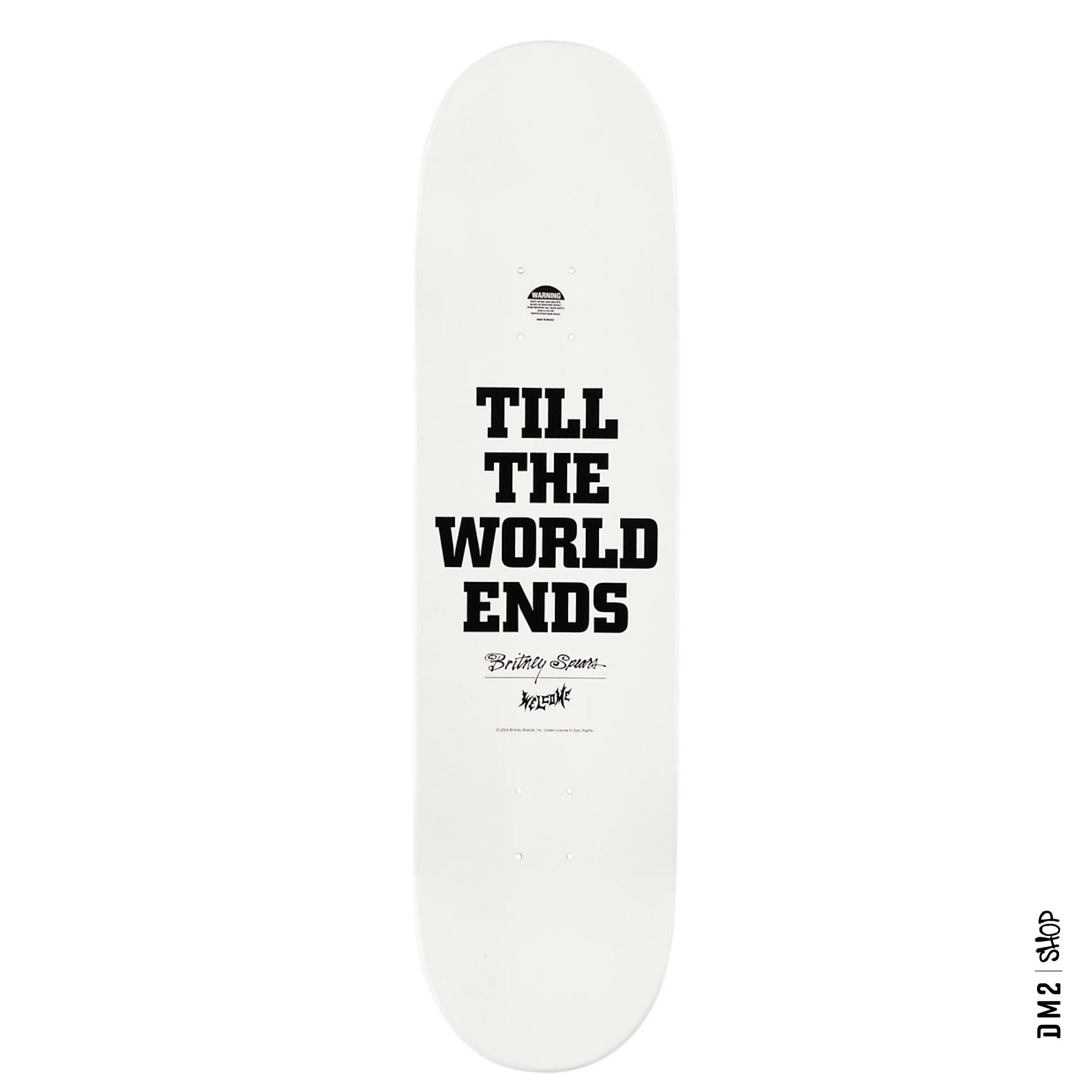 SKATE WELCOME X BRITNEY SPEARS TILL THE WORLD 8.75 - DM2 SHOP