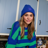 TRICOT MELINA BLEU VERT FEMME