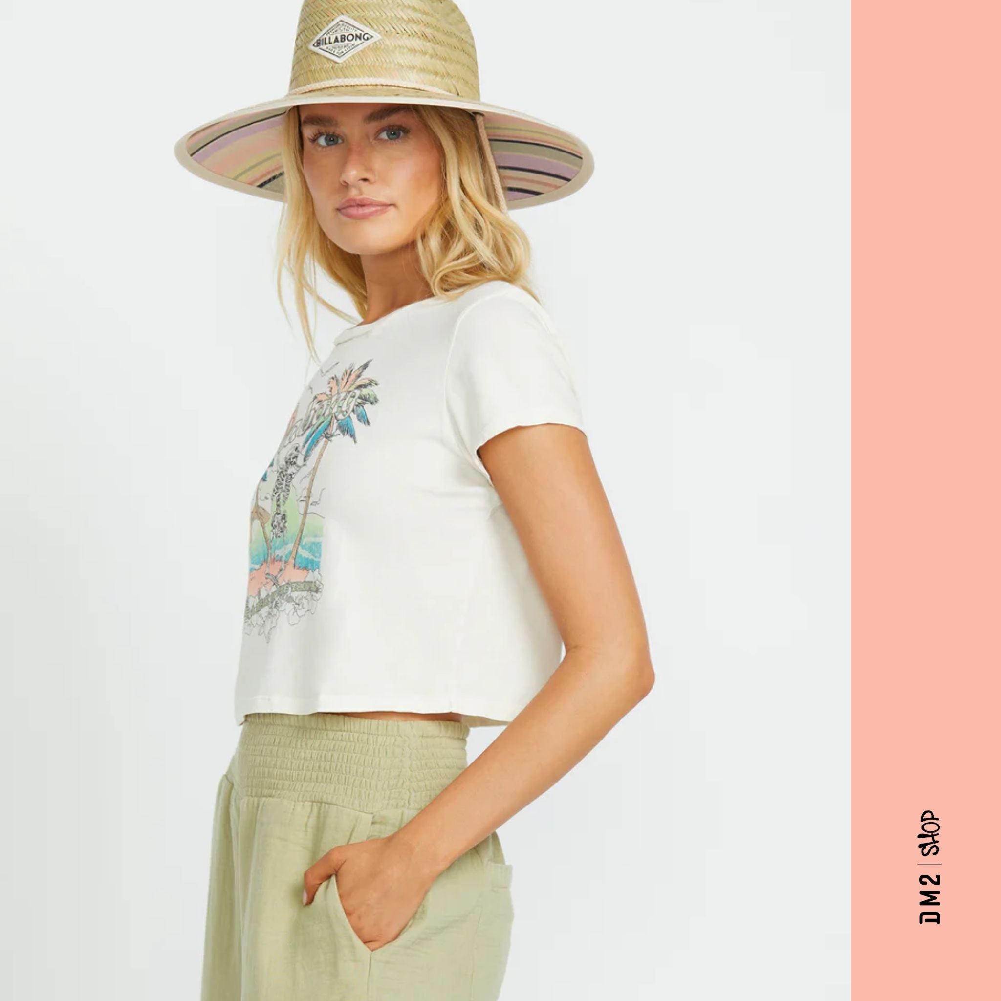 T - SHIRT CROP FEMME TROPIC BREAK, BILLABONG - DM2 SHOP