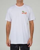 T - SHIRT HOMME TROPICALI BLANC SALTY CREW - DM2 SHOP
