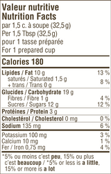 LAIT D'AVOINE CHOCOLAT 1L - CONDENSÉ - DAM