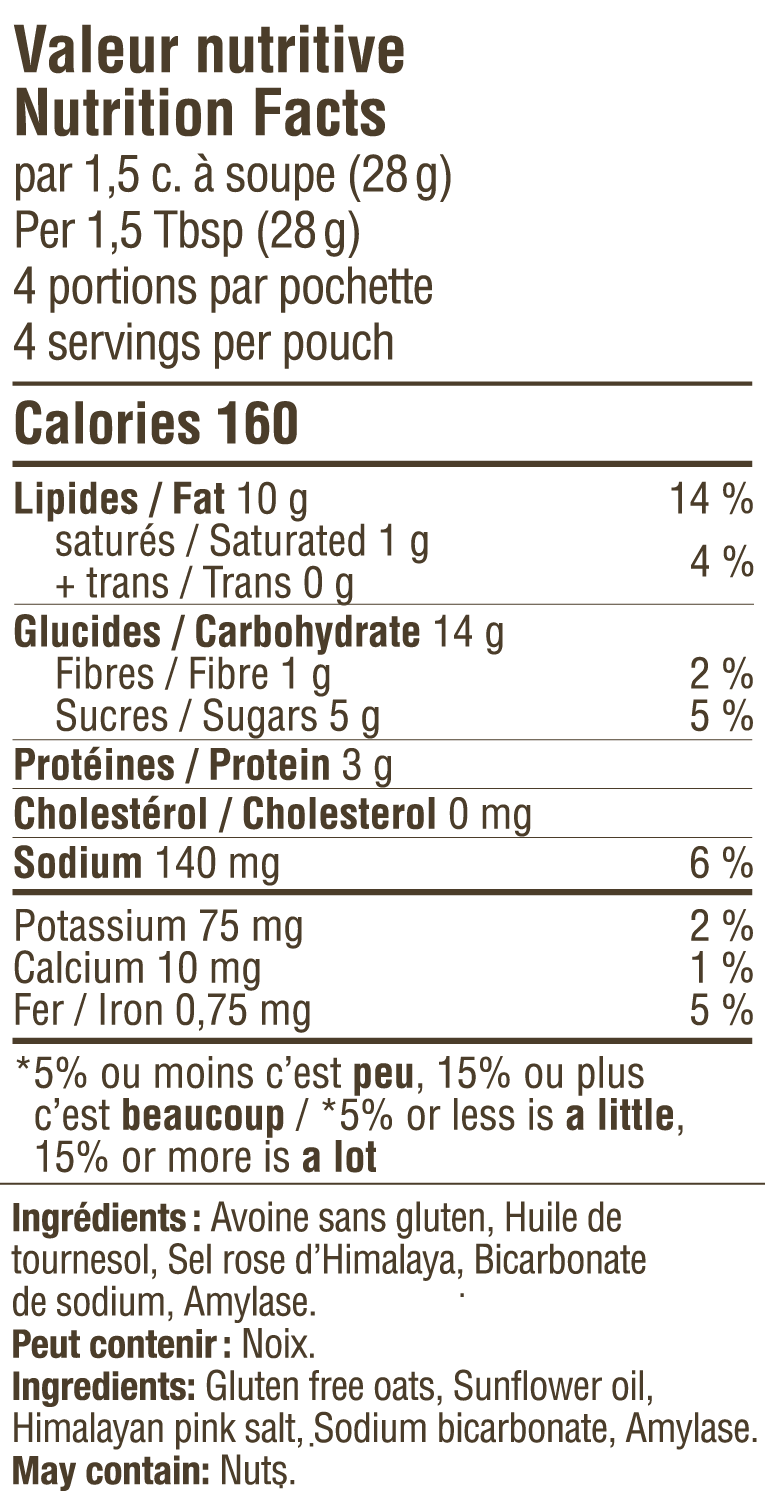 LAIT D'AVOINE 1L - CONDENSÉ - DAM