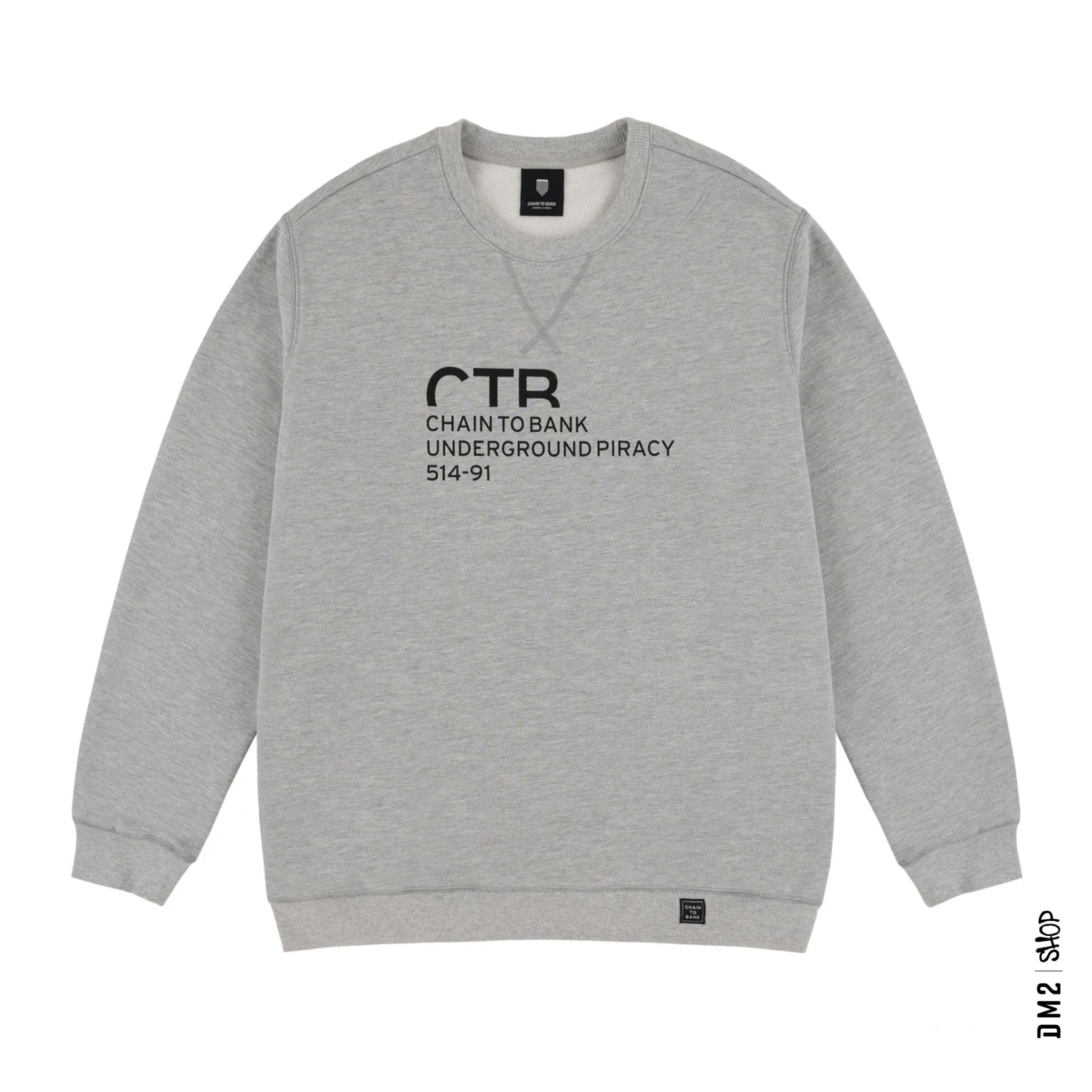 CREWNECK UNDERGROUND GRIS CHAIN TO BANK - DM2 SHOP